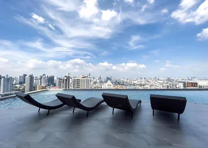 250m Bts L Duplex Unit L Rooftop Pool L Sontana Apartamento